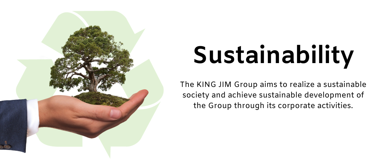 KING JIM Sustainability